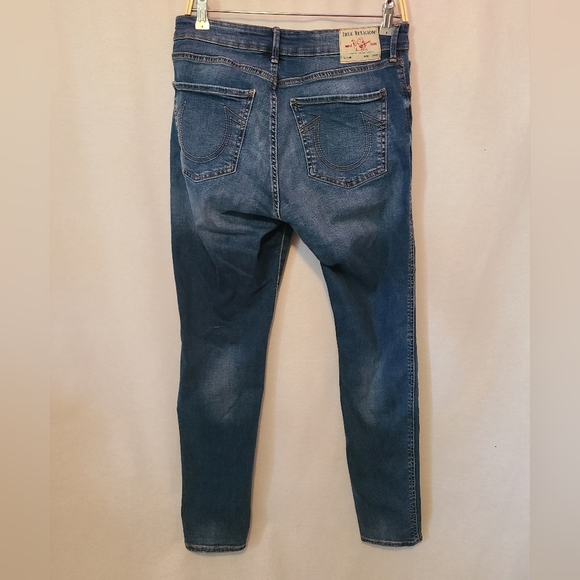 True Religion 203565 Womens Jennie Curvy Skinny Jeans (Destroy Medium)- size 31 - Picture 5 of 7